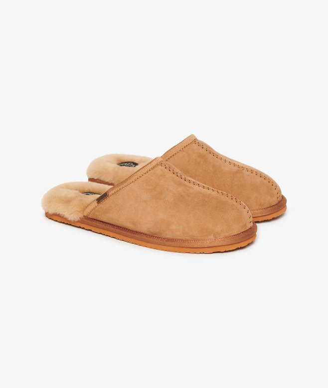 superdry Pantuflas sin talón de ante Último día
