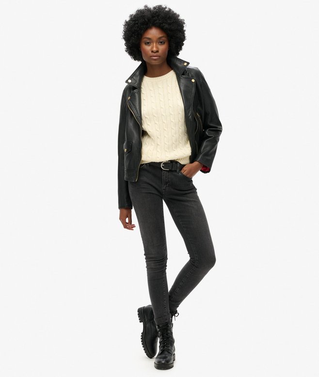 superdry Jersey holgado de punto trenzado En oferta