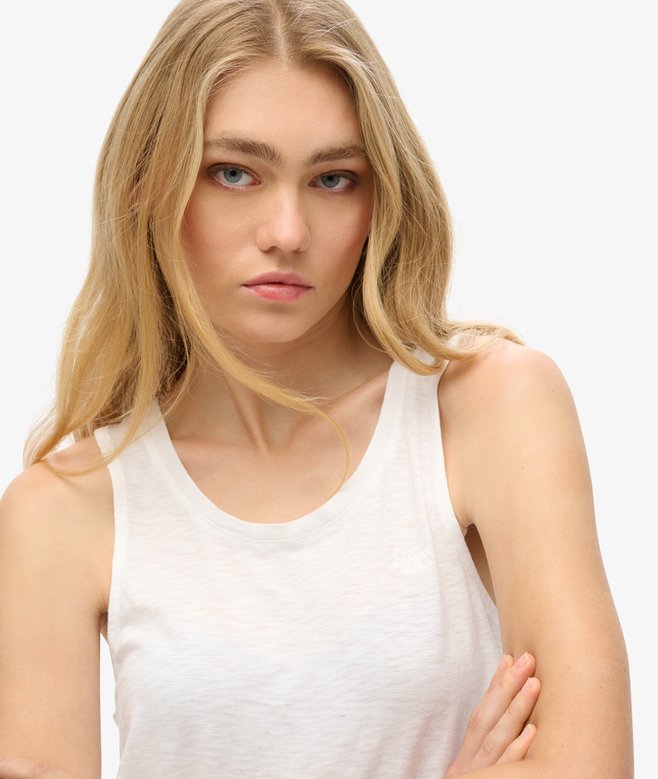 superdry Camiseta sin mangas con amplio escote redondo Ofertas de temporada