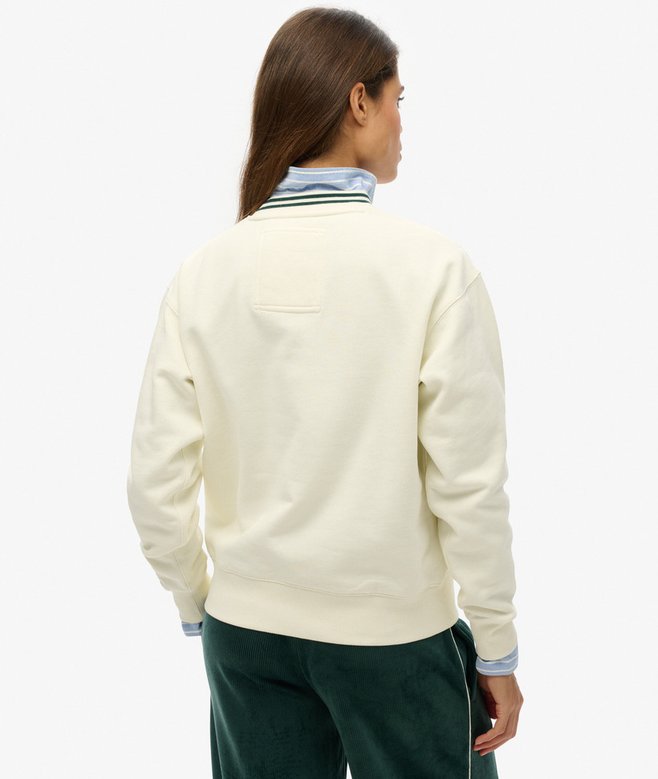 superdry Sudadera holgada de cuello redondo Country Club Rebajas de fábrica