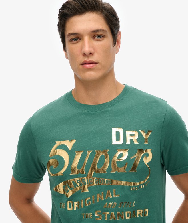 superdry Camiseta gráfica metalizada Workwear Rebajas online