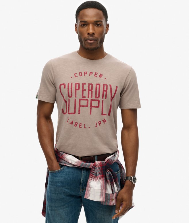 superdry Camiseta Workwear de la gama Copper Label Rebajas top