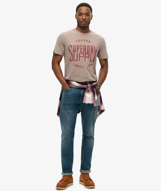 superdry Camiseta Workwear de la gama Copper Label Rebajas top