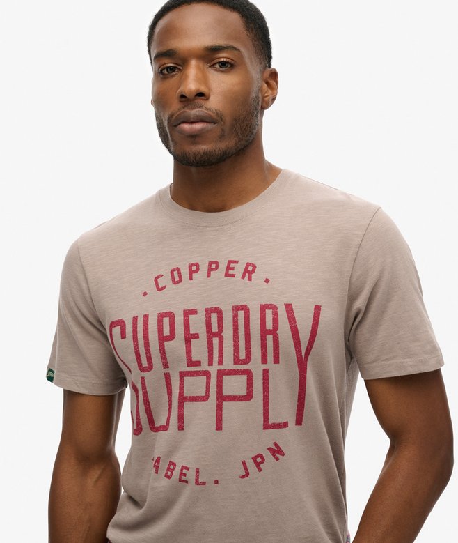 superdry Camiseta Workwear de la gama Copper Label Rebajas top