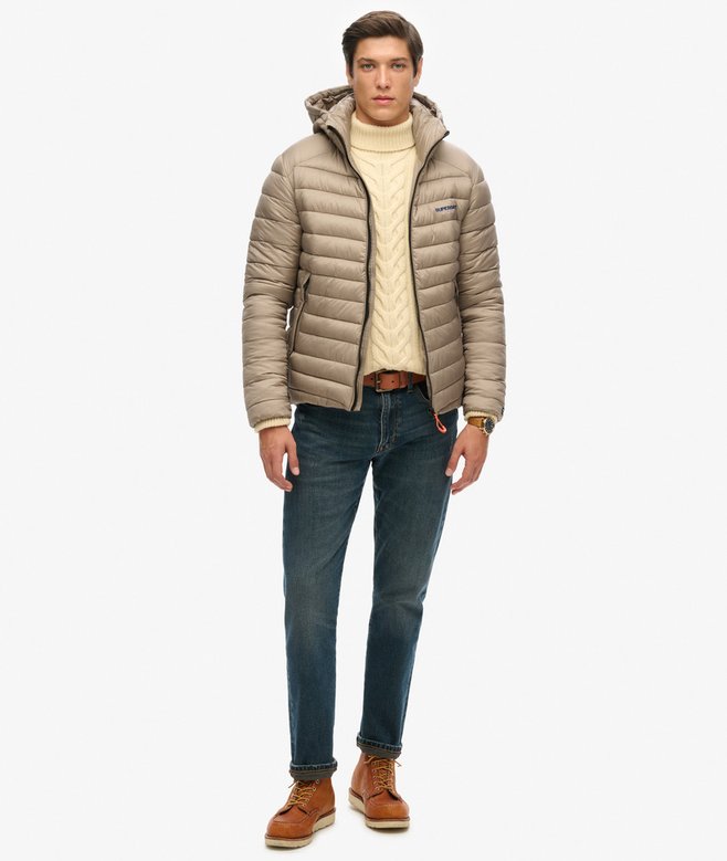 superdry Cazadora acolchada con capucha Fuji ÚLTIMAS EDICIONES