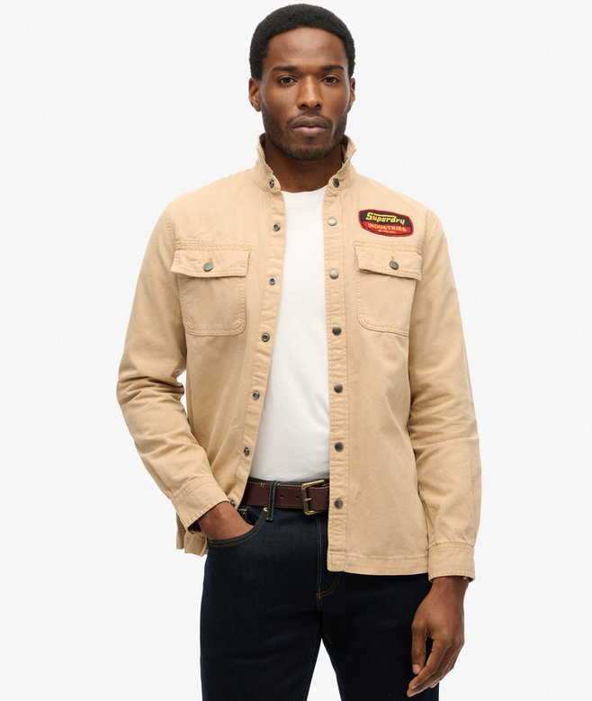 superdry Sobrecamisa de lona con parches Último día