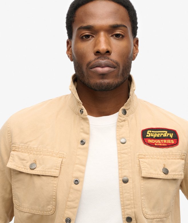superdry Sobrecamisa de lona con parches Último día