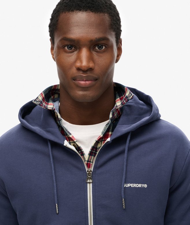 superdry Sudadera lisa con capucha y cremallera Solo queda un día