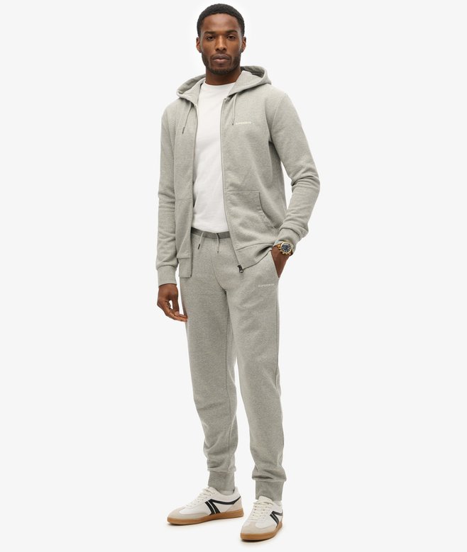 superdry Sudadera lisa con capucha y cremallera Superdescuento