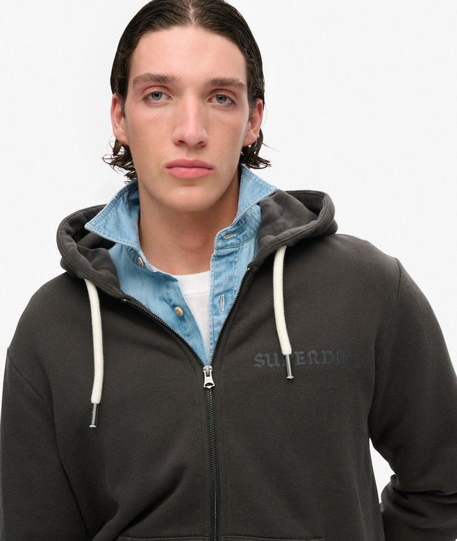 superdry Sudadera con capucha cremallera y gráfico con motivo de tatuaje Envío internacional gratuito