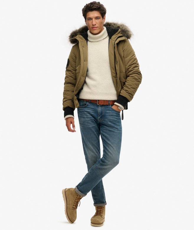 superdry Cazadora bómber acolchada con capucha Everest En oferta