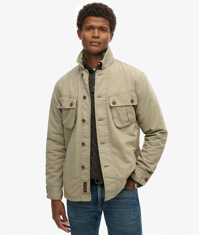 superdry Sobrecamisa militar Oferta exclusiva