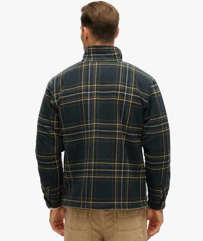 superdry Sobrecamisa acolchada a cuadros Surplus Ofertas especiales