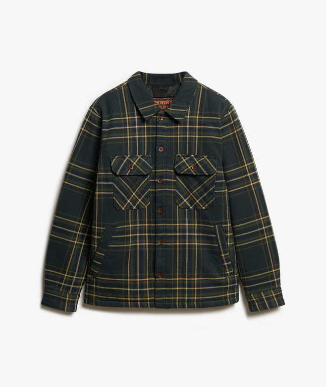 superdry Sobrecamisa acolchada a cuadros Surplus Ofertas especiales