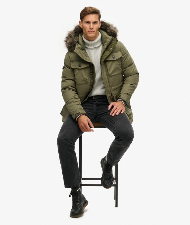 superdry Parka de pelo sintético Chinook 2025