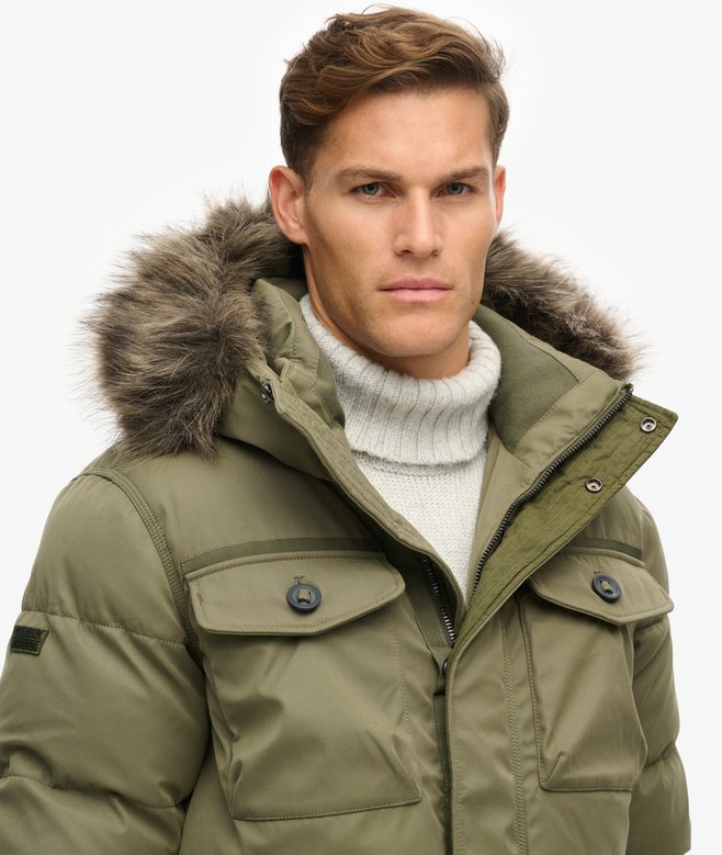 superdry Parka de pelo sintético Chinook 2025