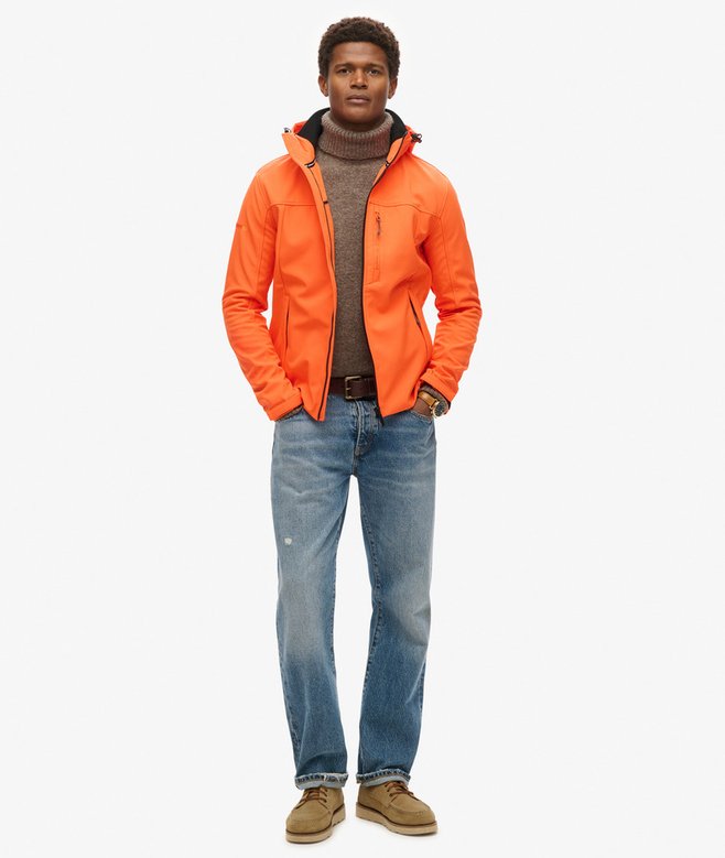 superdry Chaqueta con capucha de tejido softshell Trekker En línea