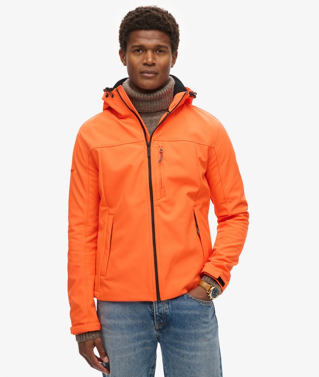 superdry Chaqueta con capucha de tejido softshell Trekker En línea