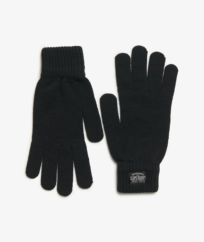 superdry Guantes clásicos de punto En oferta