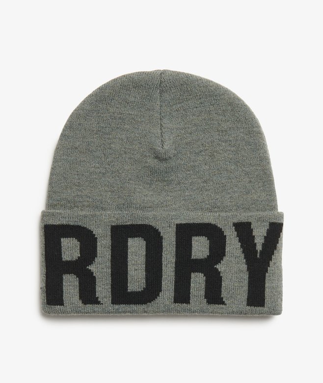 superdry Gorro de punto con el logotipo de la marca Ventas relámpago