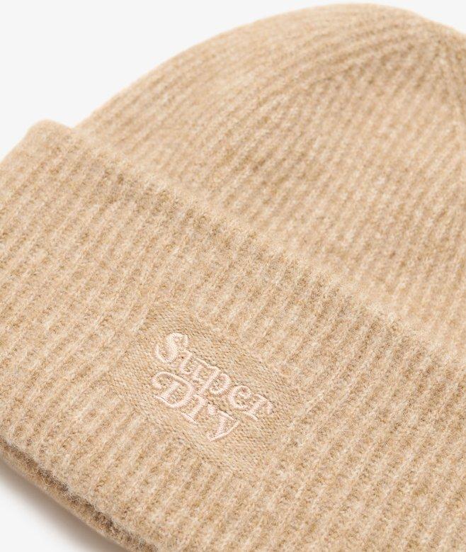 superdry Gorro de punto de canalé suave Descuento
