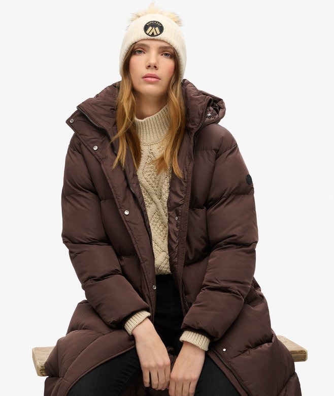 superdry Gorro de punto trenzado Luxe ÚLTIMAS EDICIONES