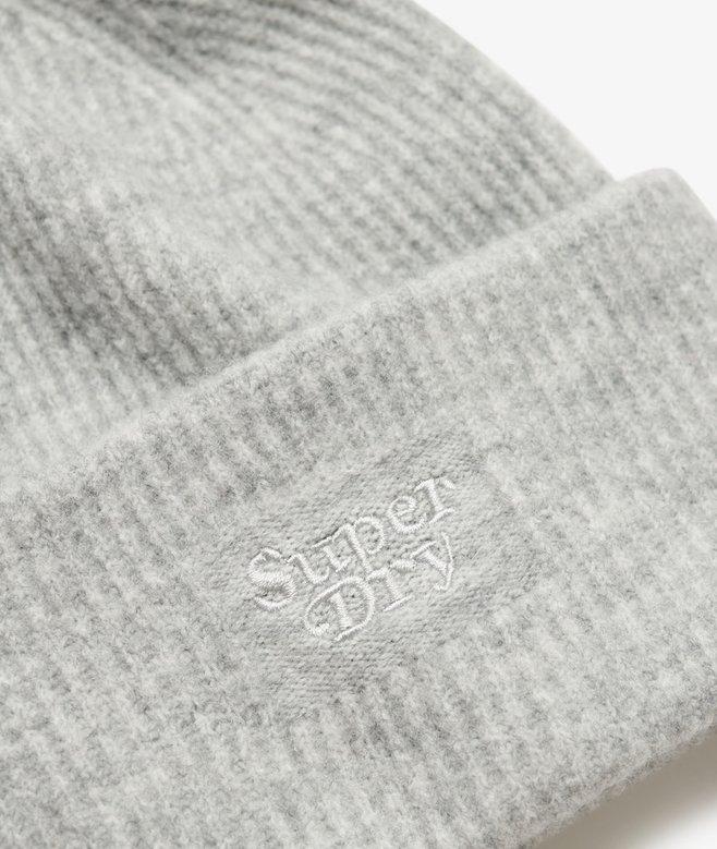 superdry Gorro de punto de canalé suave Últimos 2 días