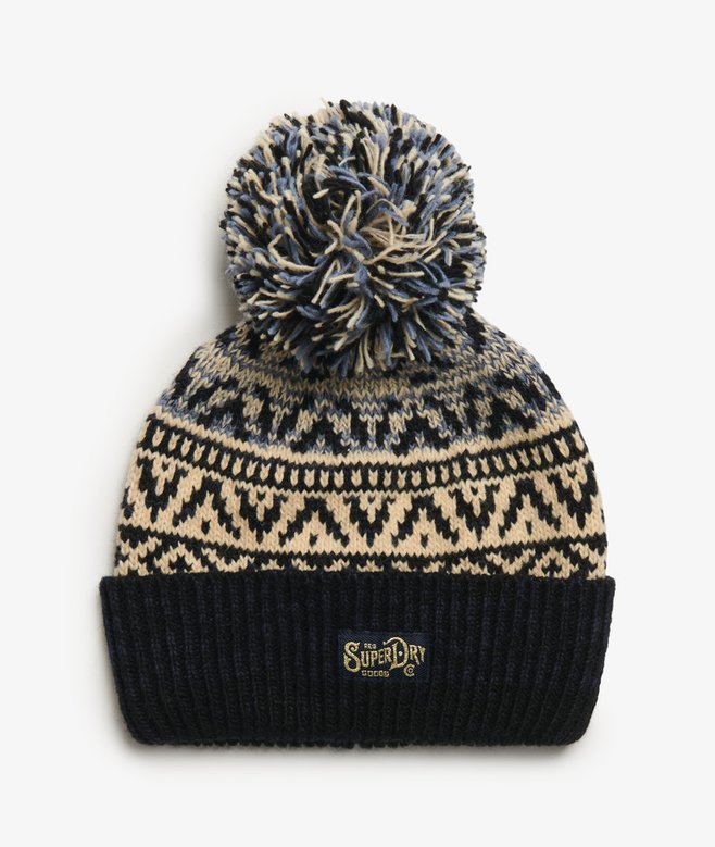 superdry Gorro de punto estampado