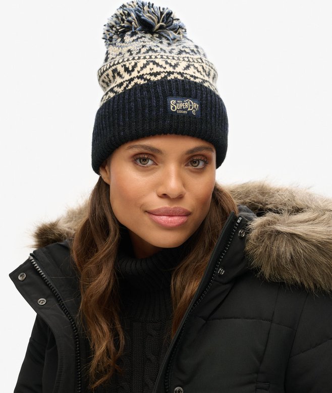superdry Gorro de punto estampado Solo hoy