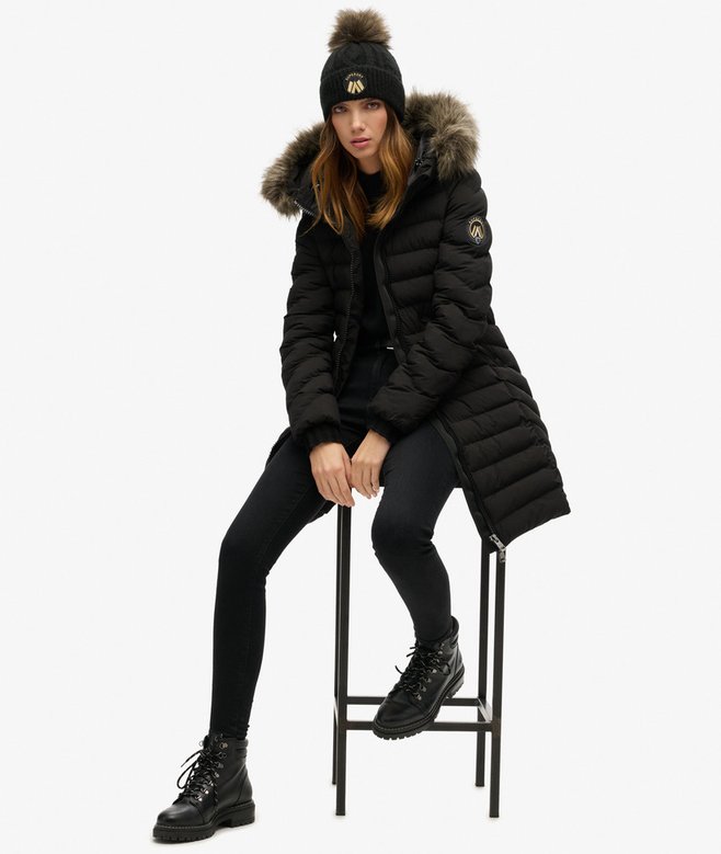 superdry Gorro de punto trenzado Luxe Liquidación