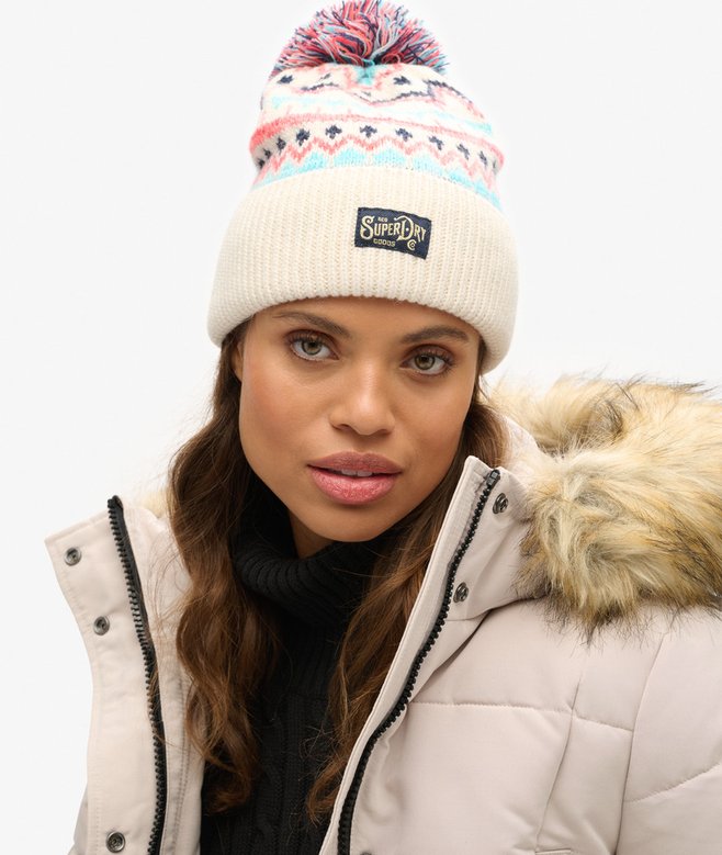 superdry Gorro de punto estampado Limitado a 3 días