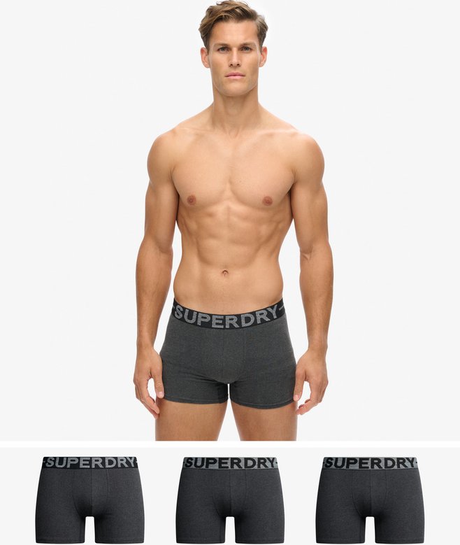 superdry Pack de 3 calzoncillos bóxer de algodón orgánico Precios de Black Friday