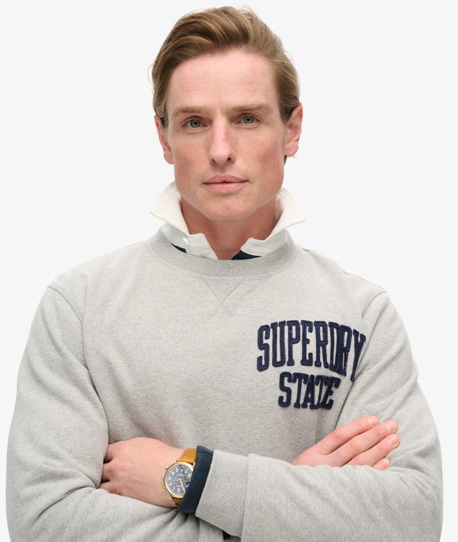 superdry Sudadera de cuello redondo Vintage Athletic Rebajas de fin de temporada