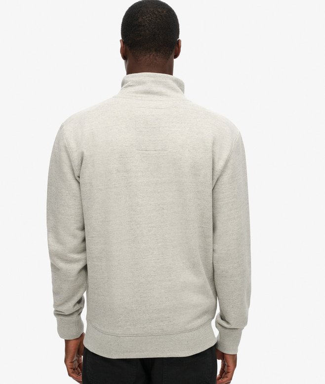 superdry Sudadera con cuello panadero con logotipo Essential Venta caliente