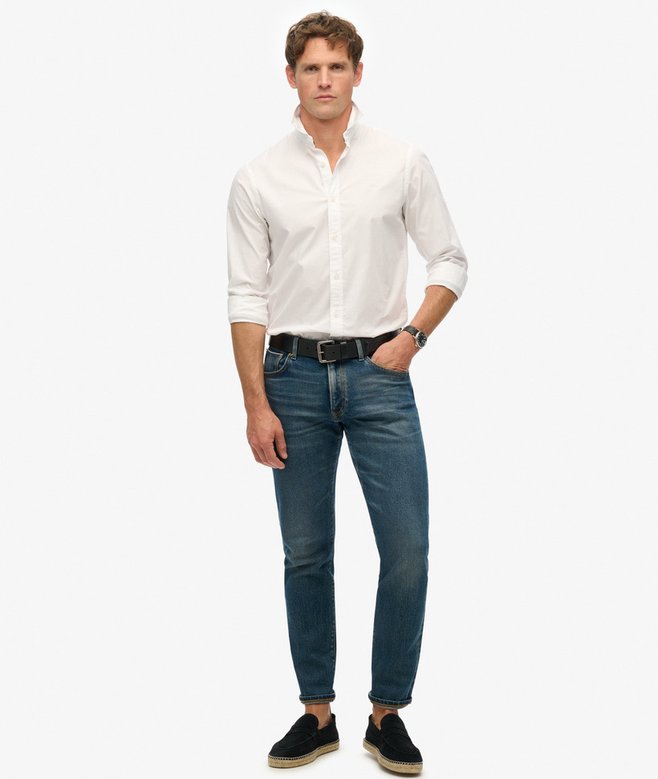 superdry Camisa ligera entallada Essentials Gran oferta