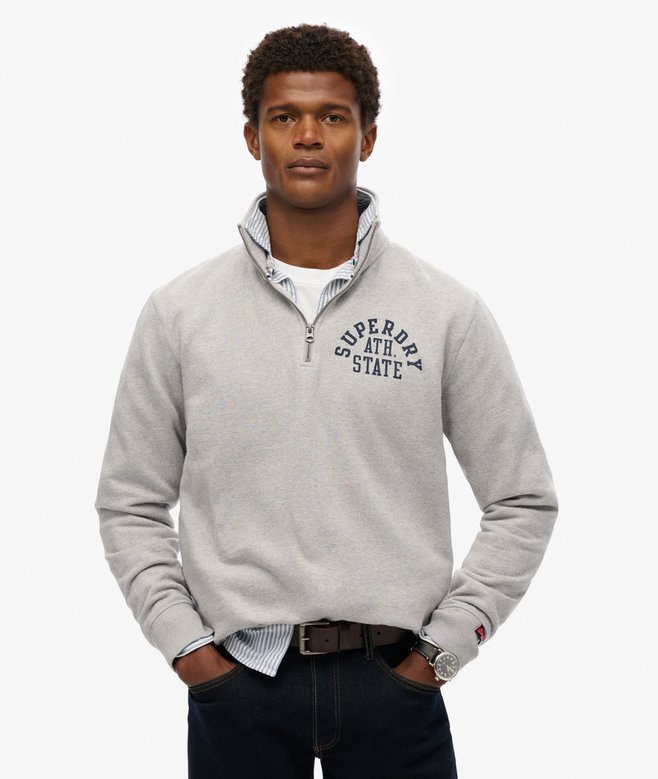 superdry Sudadera con media cremallera Athletic Essentials