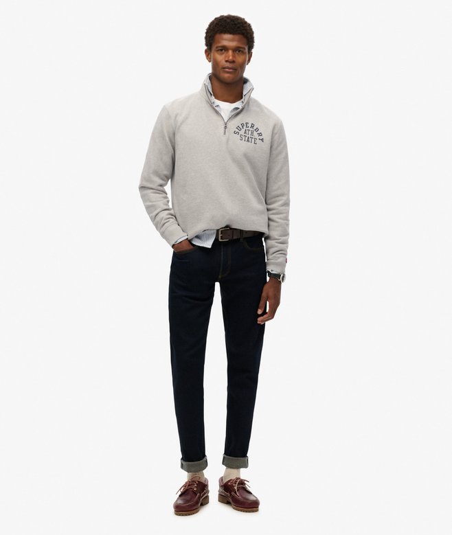 superdry Sudadera con media cremallera Athletic Essentials Mejor oferta