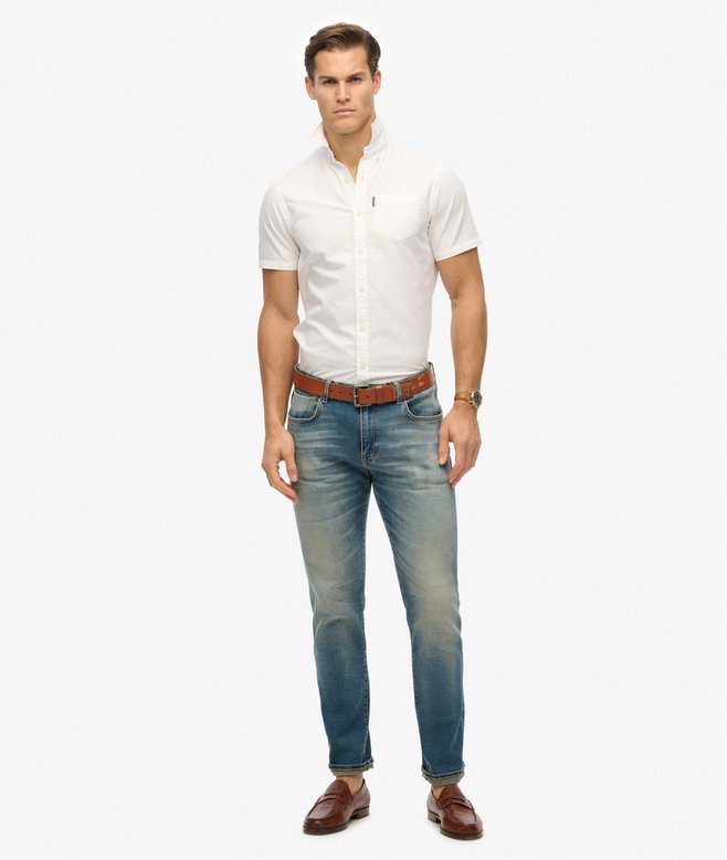 superdry Camisa Oxford de manga corta Envío gratis