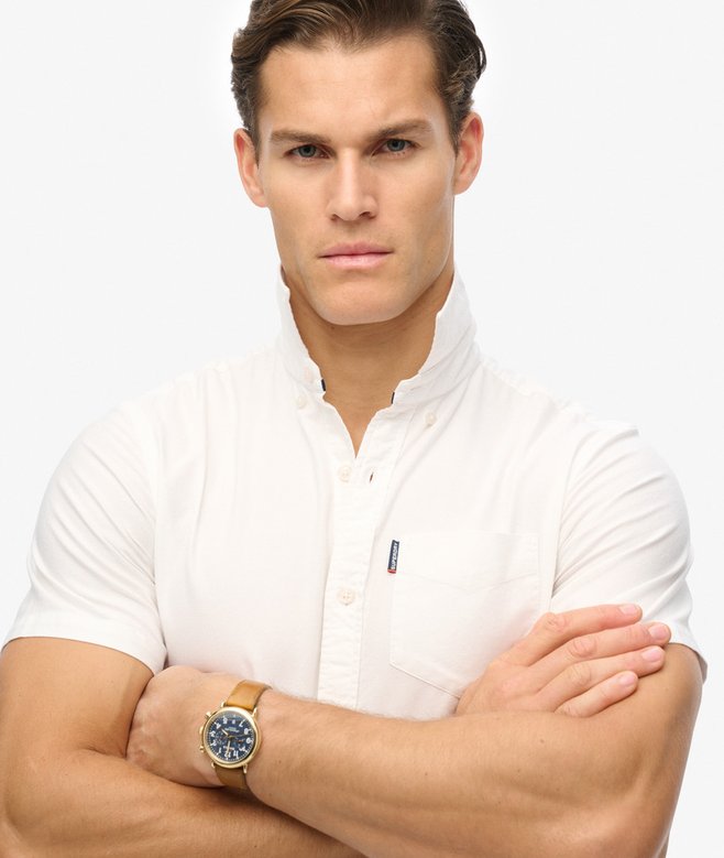 superdry Camisa Oxford de manga corta Envío gratis