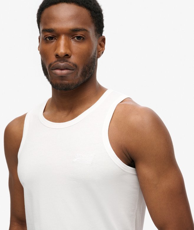 superdry Camiseta sin mangas con logotipo Essential Último día