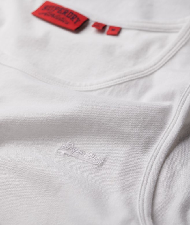 superdry Camiseta sin mangas con logotipo Essential Último día