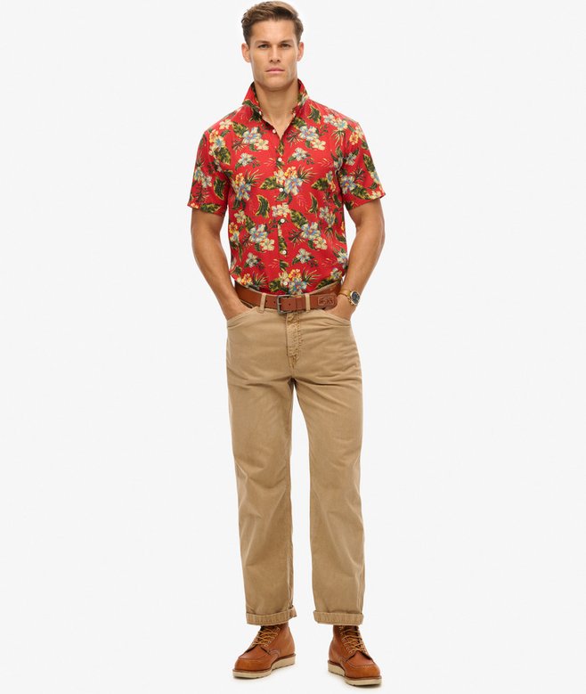 superdry Camisa con estampado hawaiano Promoción trimestral