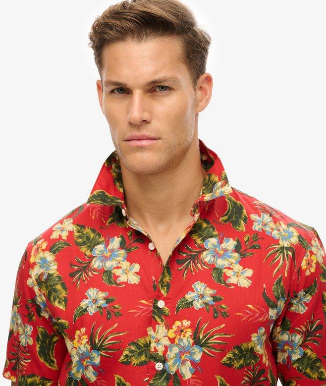 superdry Camisa con estampado hawaiano Promoción trimestral