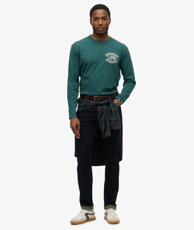 superdry Top de manga larga Athletic Essentials Grandes descuentos
