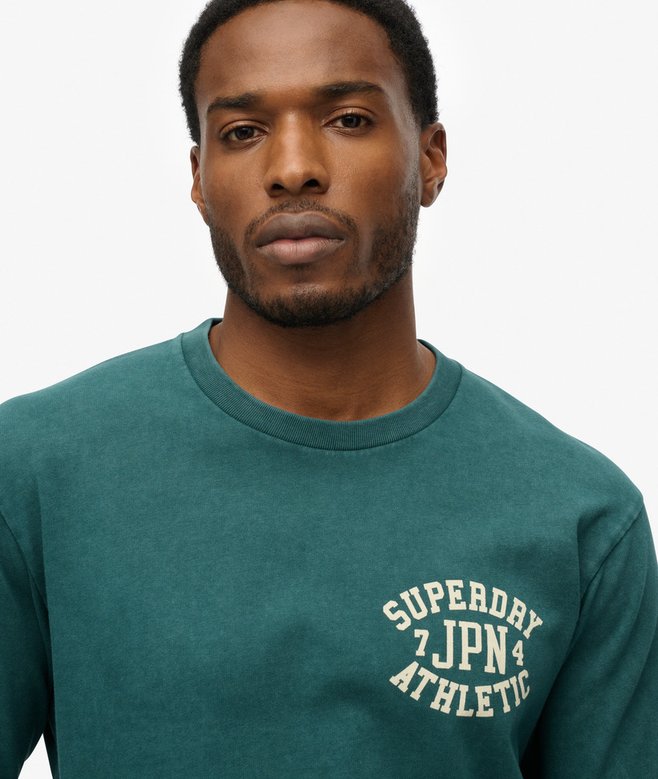 superdry Top de manga larga Athletic Essentials Grandes descuentos