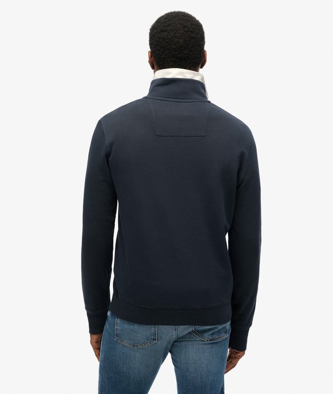 superdry Sudadera con media cremallera y logotipo Core En oferta