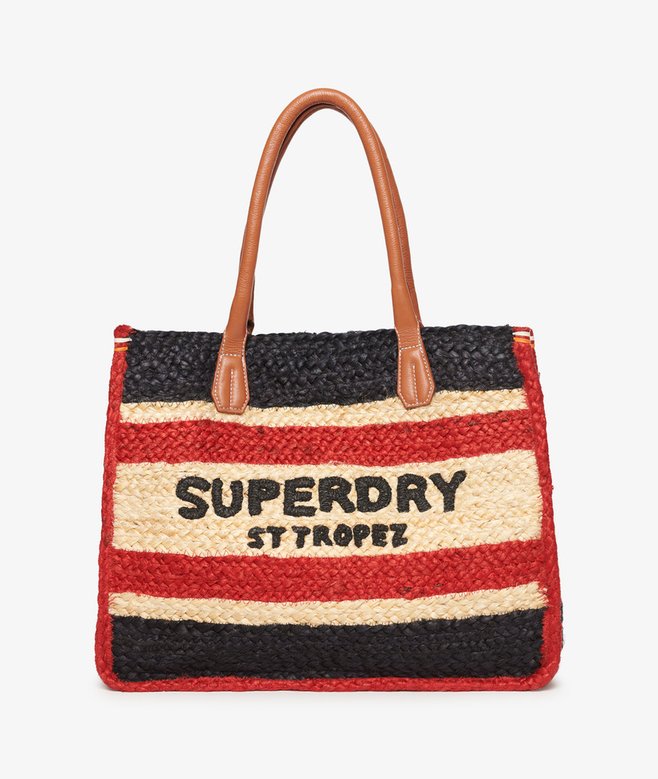 superdry Bolso tote de rafia Luxe Descuentos del mes
