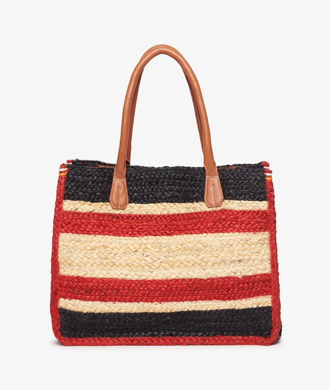 superdry Bolso tote de rafia Luxe Descuentos del mes