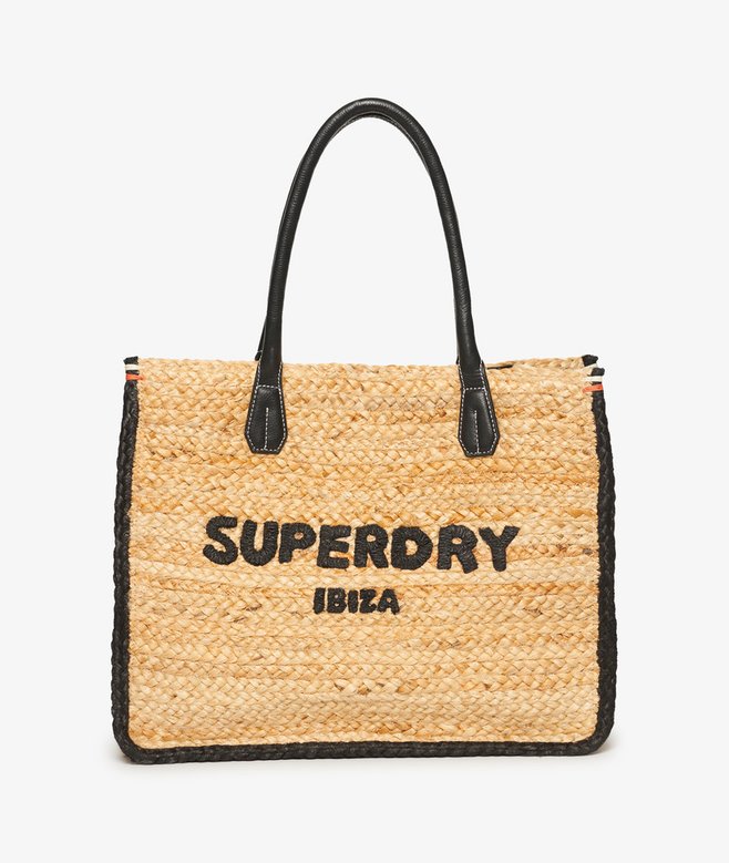 superdry Bolso tote de rafia Luxe Oferta exclusiva