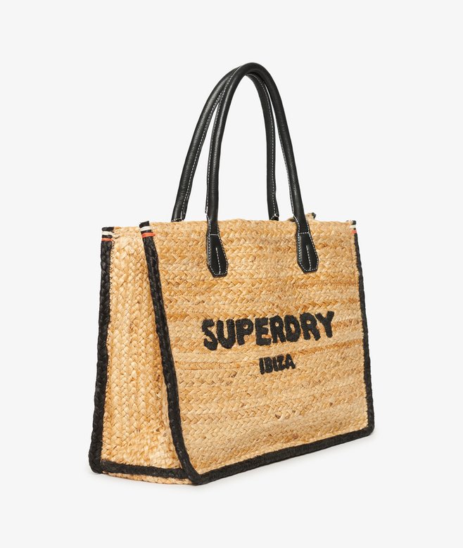 superdry Bolso tote de rafia Luxe Oferta exclusiva